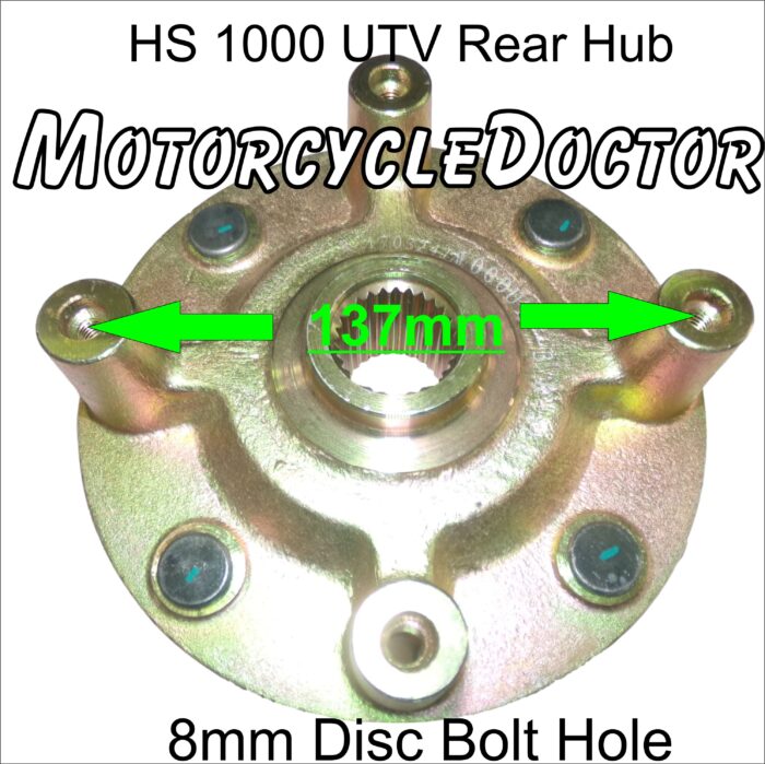 REAR HUB 1000 SPORT 12mm Studs Mounting Wheel Bracket - Image 2