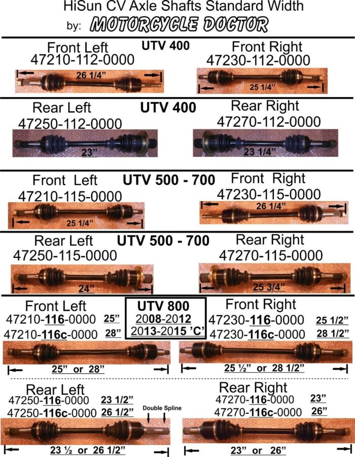 Front Right AXLE 400 - Image 2