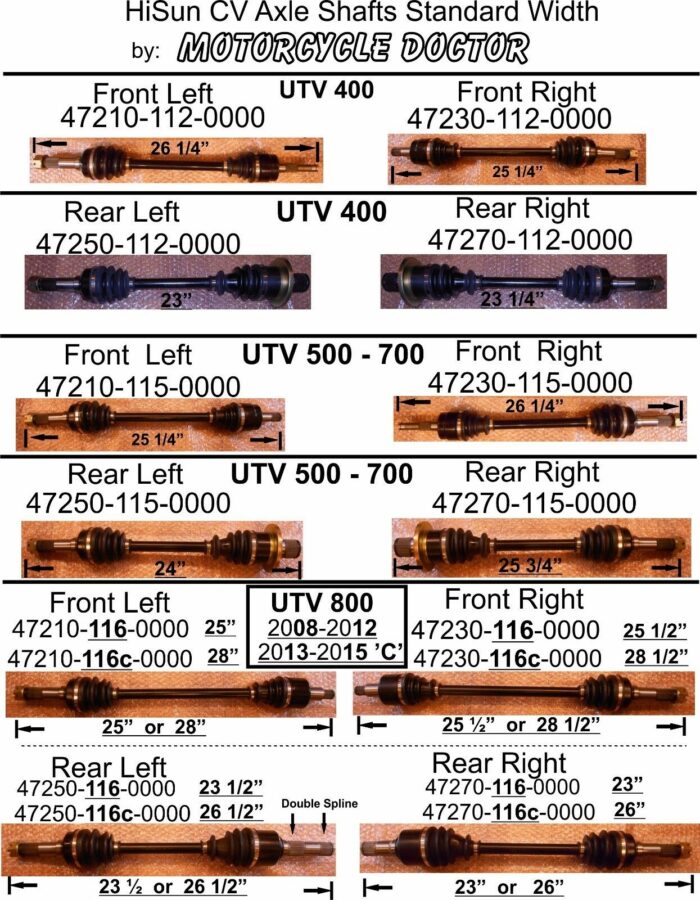 Rear Left AXLE 800 - Image 2