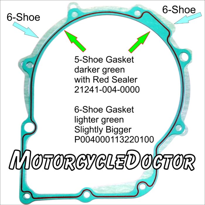 WET 6-Shoe CLUTCH COVER 550 750 and Gasket - Image 2