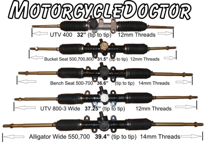 STEERING RACK 800 2013UP 37.25'' 12MM - Image 4