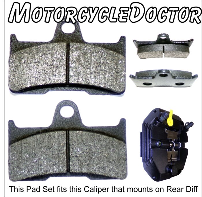 Brake Pads Rear Diff Caliper HiSun ATV Early Models