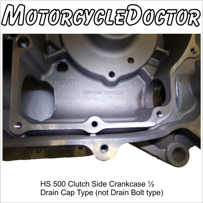 Crankcase Clutch Side 500 Drain Cap Type - Image 5