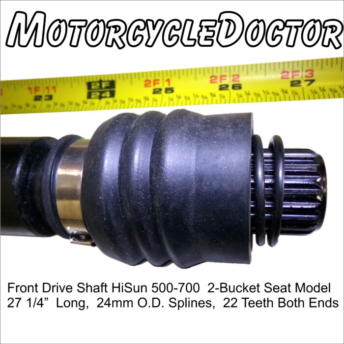 Front Drive Shaft 500 700 Bucket Seat Model - Image 2