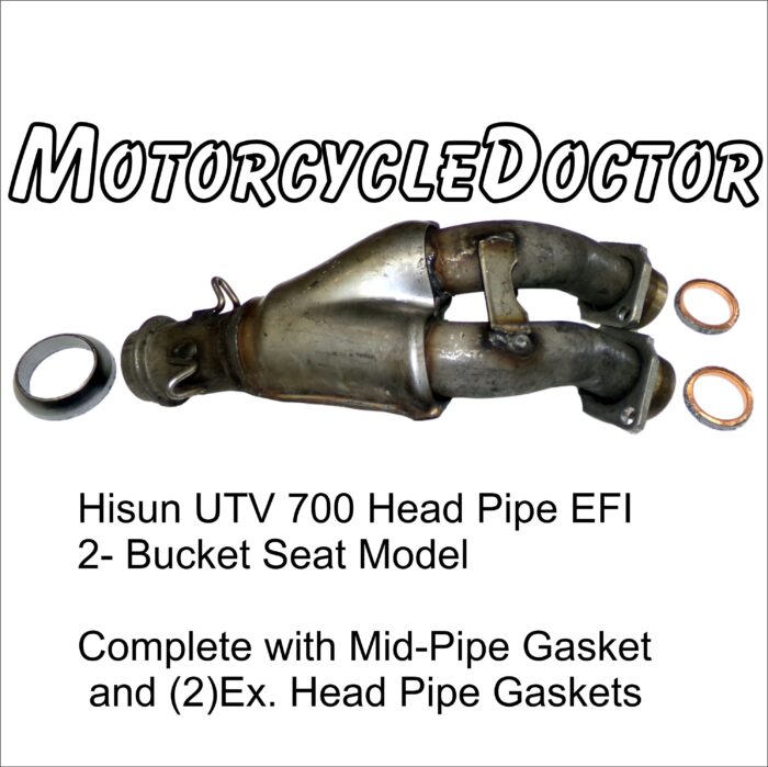 Head Pipe 700 EFI Header 2:1 Exhaust - Image 2