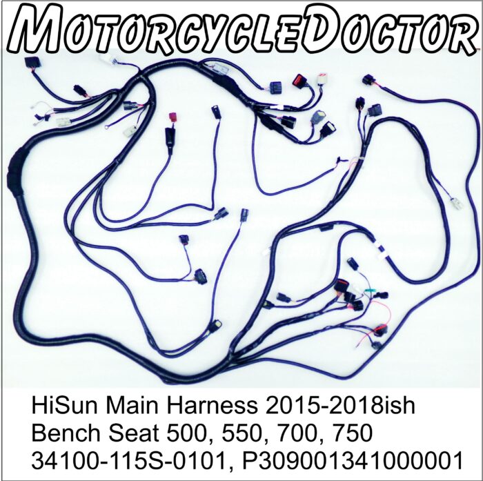 MAIN WIRE HARNESS 500, 550, 700, 750 BENCH SEAT MODELS