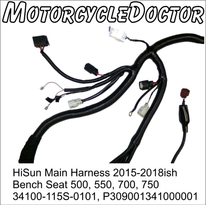 MAIN WIRE HARNESS 500, 550, 700, 750 BENCH SEAT MODELS - Image 7