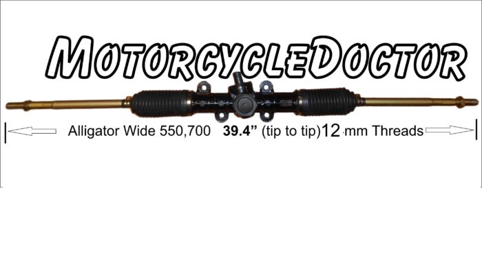 STEERING RACK WIDE 39.4'' 12MM