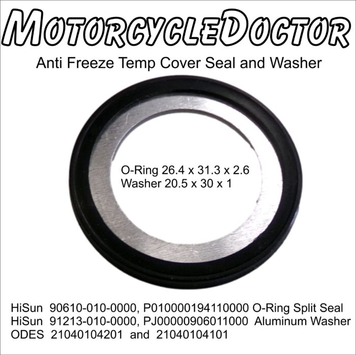 Thermostat Water Cover Split O-Ring and Washer