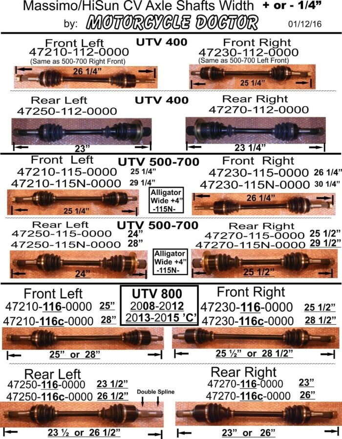 Rear Right AXLE 400 - Image 2