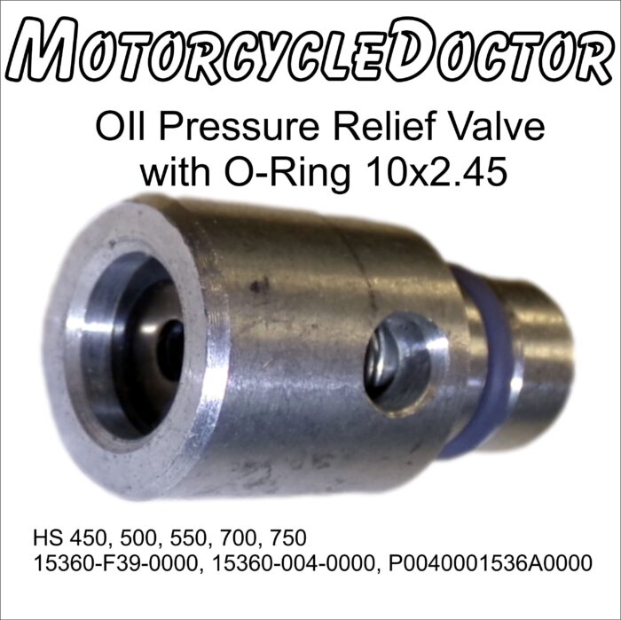 OIL PRESSURE RELIEF VALVE with O-Ring