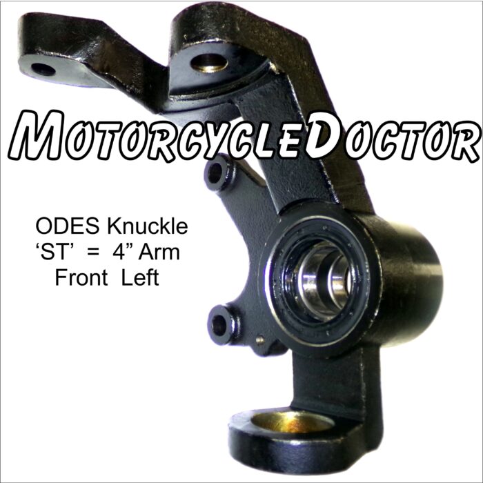 ODES 800 UTV Front Left Steering Knuckle 4" Arm Short Travel - Image 2