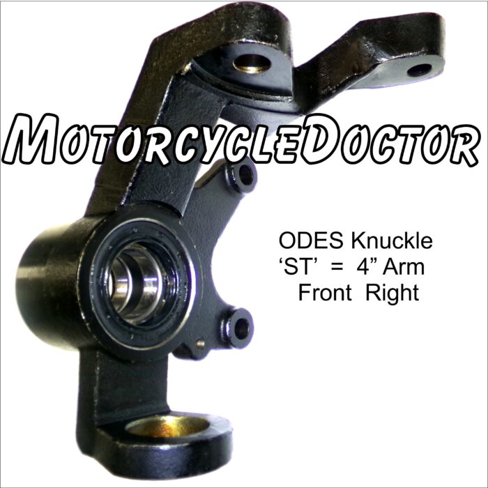 ODES 800 UTV Front Right Steering Knuckle 4" Arm Short Travel - Image 3