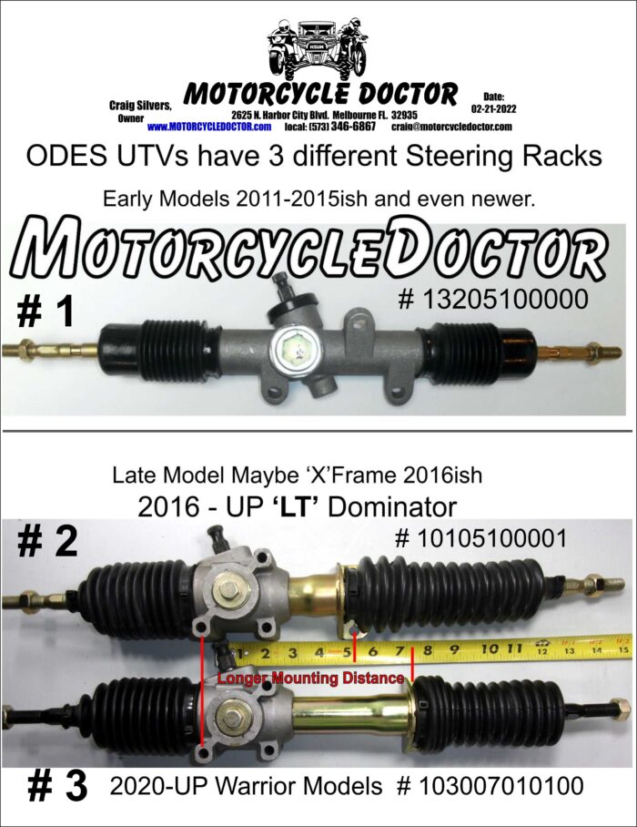 ODES Rack and Pinion Aluminum Body - Image 2