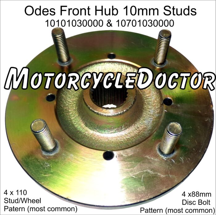 ODES Front Hub 10mm Studs 800 1000