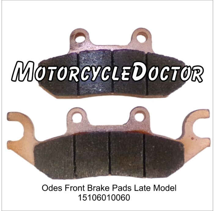 Odes Brake Pads Front Late Model Red