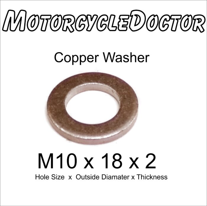 Copper Washer 10x18x2