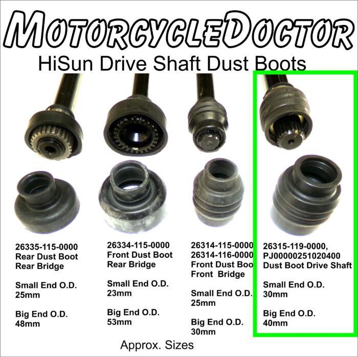 Dust Boot Drive Shaft