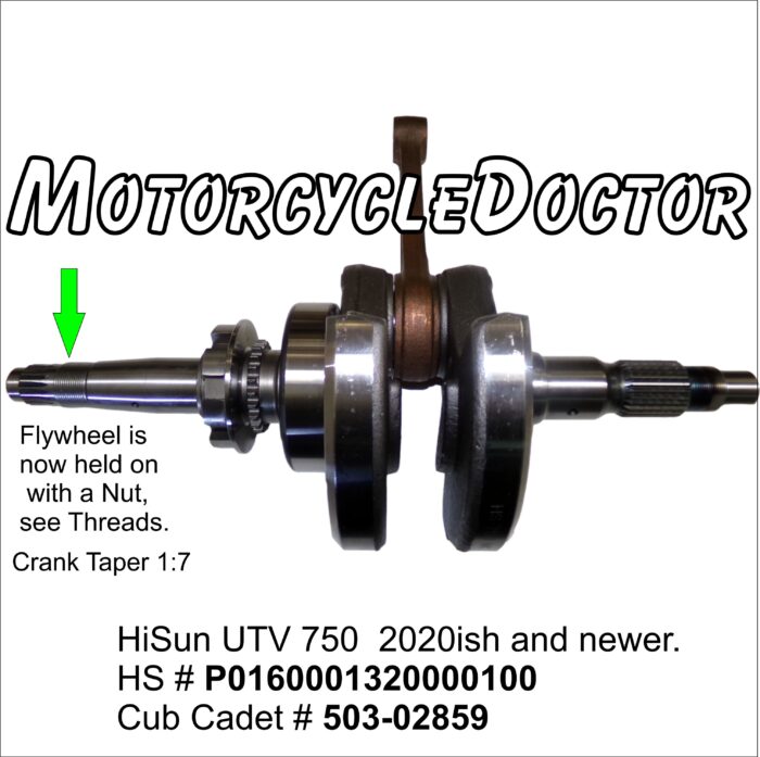 Crankshaft 750 1:7 Crank Shaft Assy.