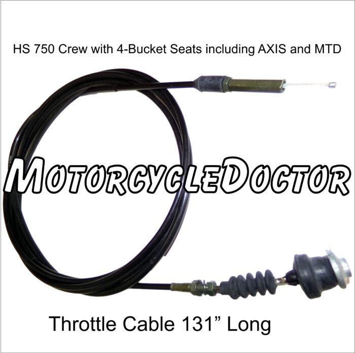 Throttle Cable 131" HS750 Crew Bucket Seat