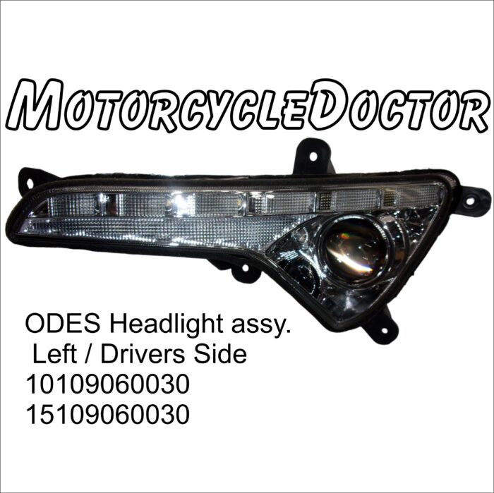 Odes Headlight Left X Frame 10109060030 - Image 2