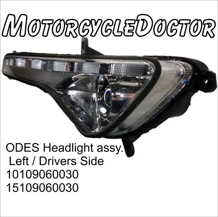 Odes Headlight Left X Frame 10109060030