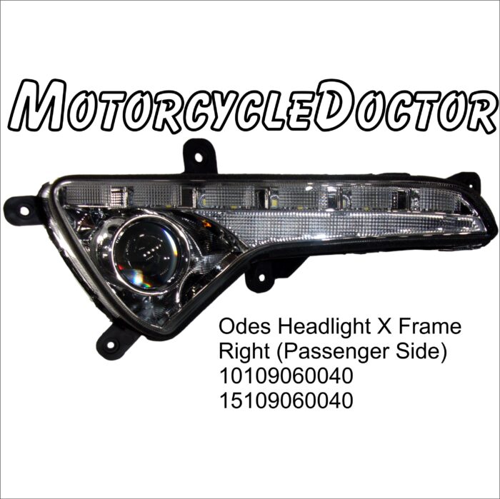 Odes Headlight Right X Frame 10109060040 - Image 4