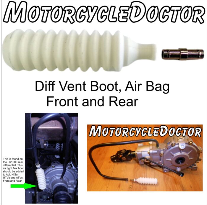 Diff Vent Air Bag Accordion Boot