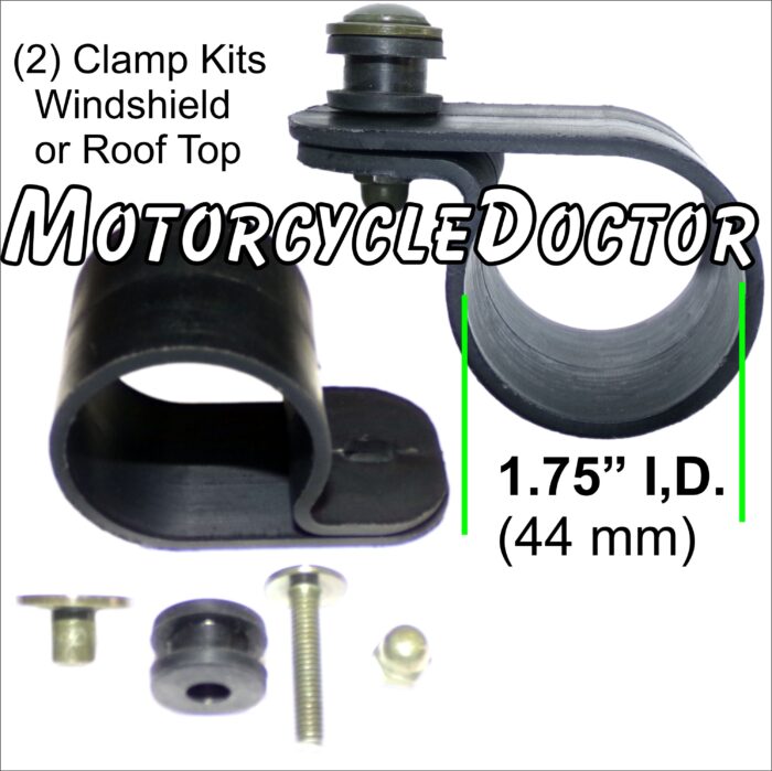 Clamp Kit (2) Windshield or Roof Top