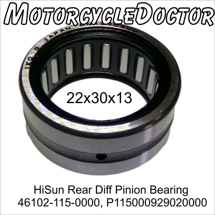 Rear Diff Bearing Pinion 22x30x13