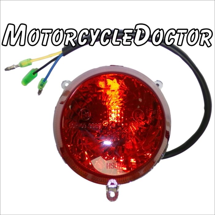 Tail Light Round Red