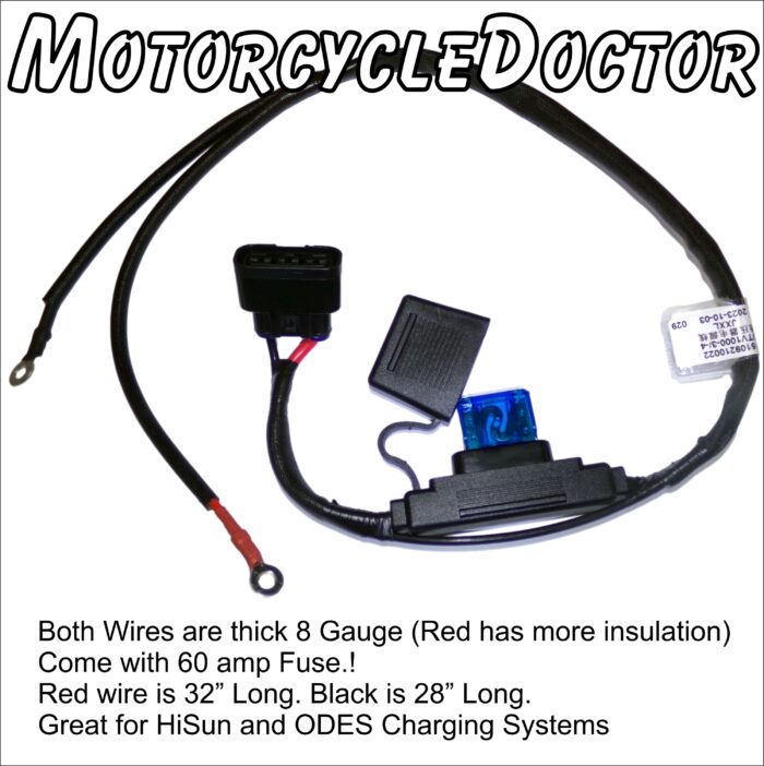 Battery Harness Fused to Regulator Heavy Duty