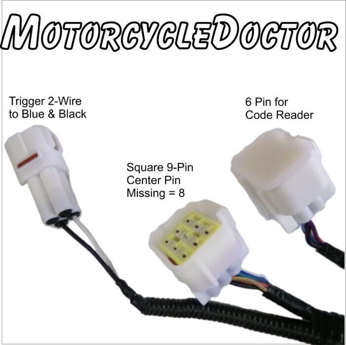 ECU Harness Bucket Seat 3 Prong Temp Sensor Square 9 Pin - Image 4