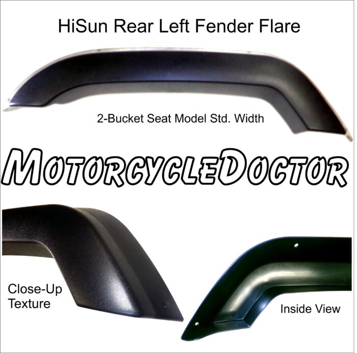 Fender Flare Rear Left HiSun Bucket Seat Model