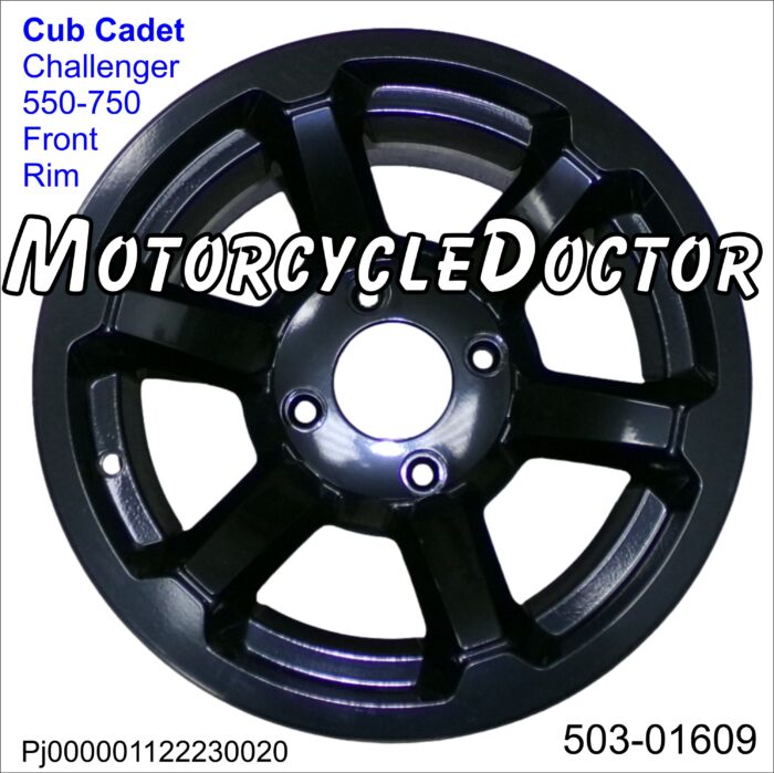 Rim Front Wheel Cub Cadet MTD Black 6 Spoke