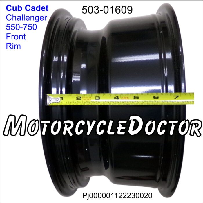 Rim Front Wheel Cub Cadet MTD Black 6 Spoke - Image 2