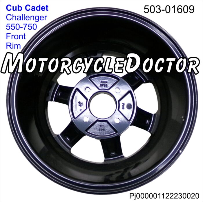 Rim Front Wheel Cub Cadet MTD Black 6 Spoke - Image 3