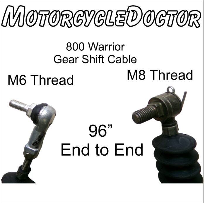 Odes Gearshift Cable 96" Warrior - Image 3