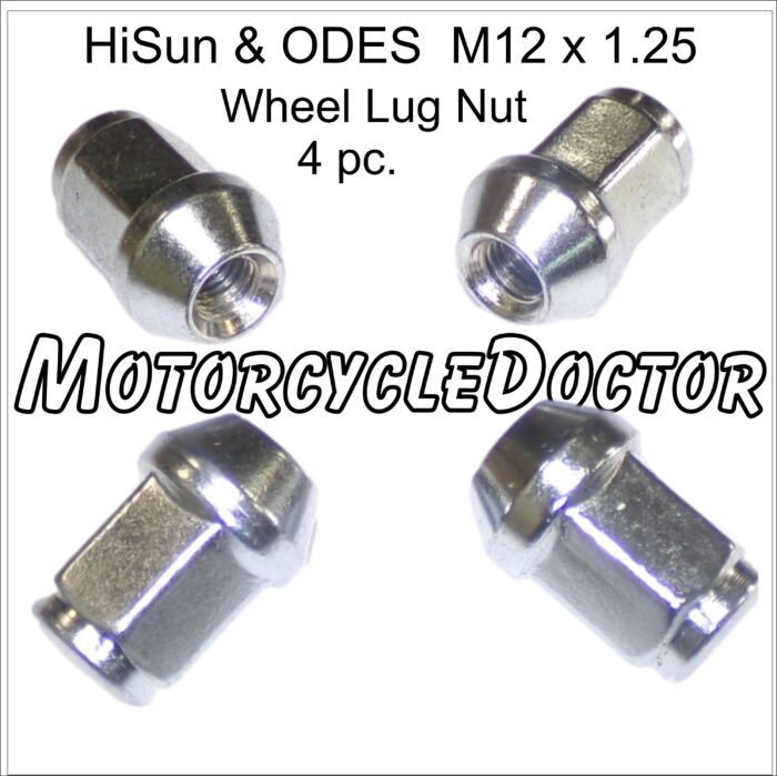 Wheel Lug Nut Odes HiSun M12 x 1.25 Set of (4)