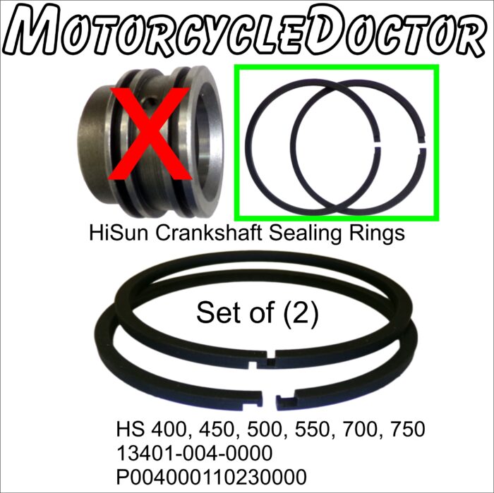 Bushing Crank Seal Sheath Rings Set of (2)