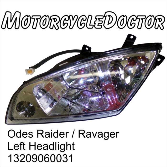 Odes Headlight Head Light Left Raider Ravager 13209060031 - Image 4