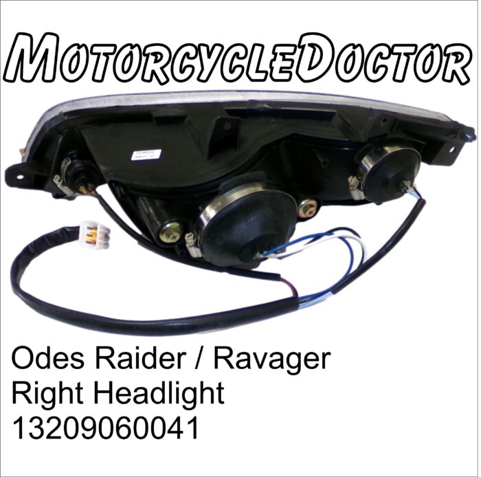 Odes Headlight Head Light Right Raider Ravager 13209060041 - Image 4